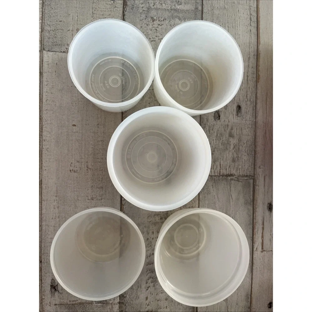 Tupperware 15 Misc Items‎ - Snack Cups, S/P Shaker, Colander, Burger Press